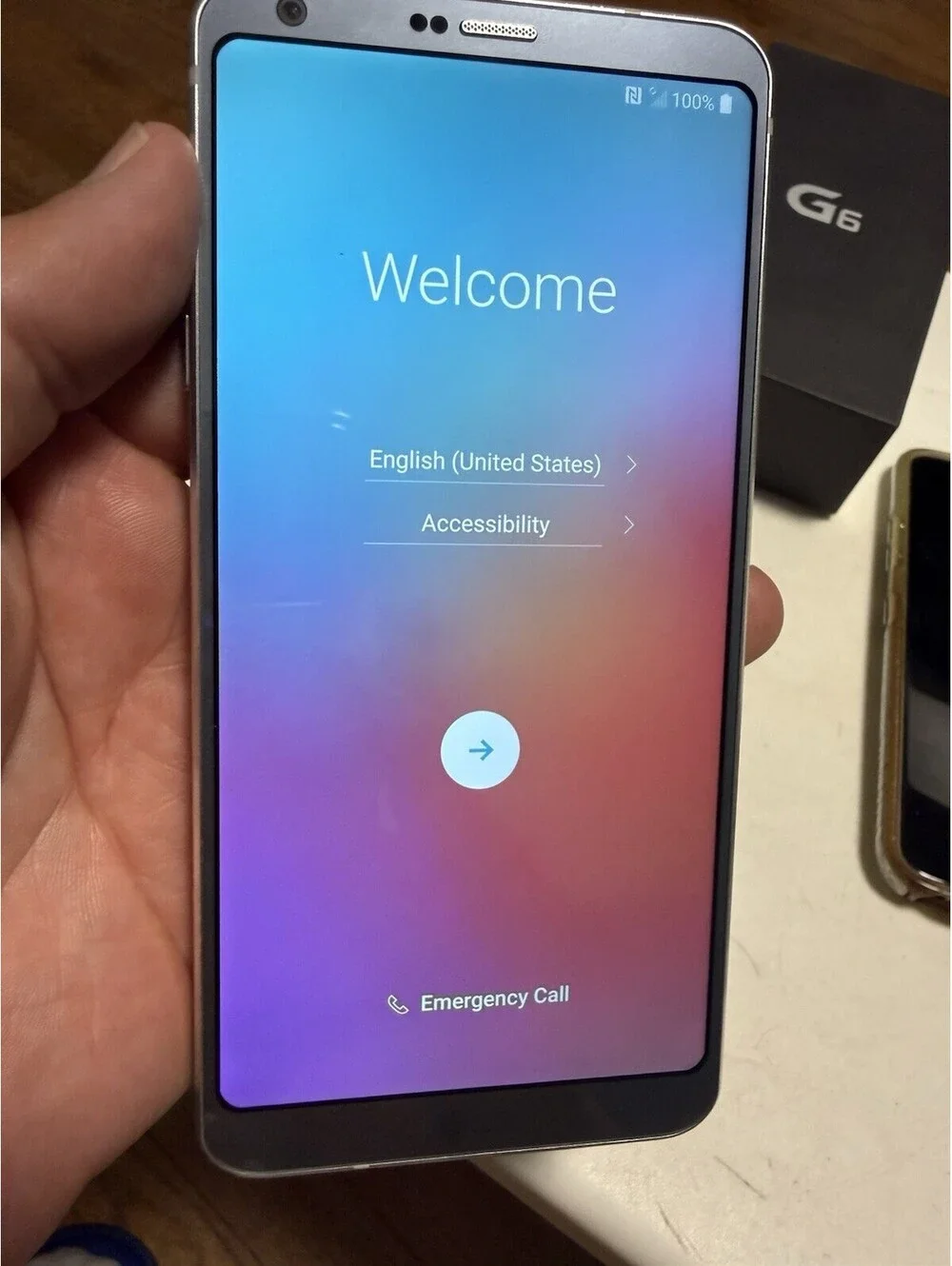 LG G7 ThinQ And  G6 Lot Of 2 Phones , ( Parts Phones ) One With Box